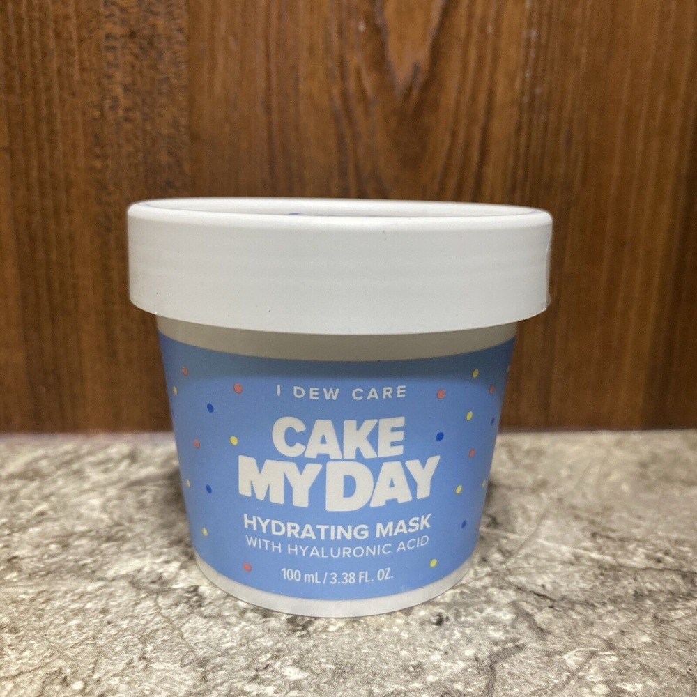 I Dew Care, Cake My Day, Birthday Cake Face Mask With Hyaluronic Acid Full Size